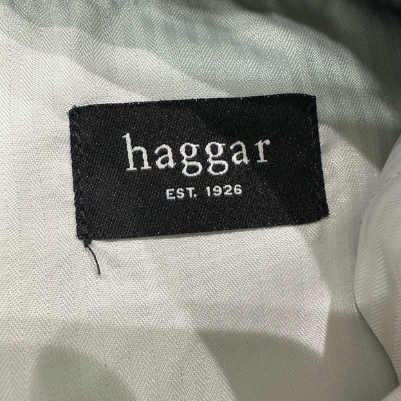 Haggar Black Flat Front Shorts Classic Design - Picture 2 of 4